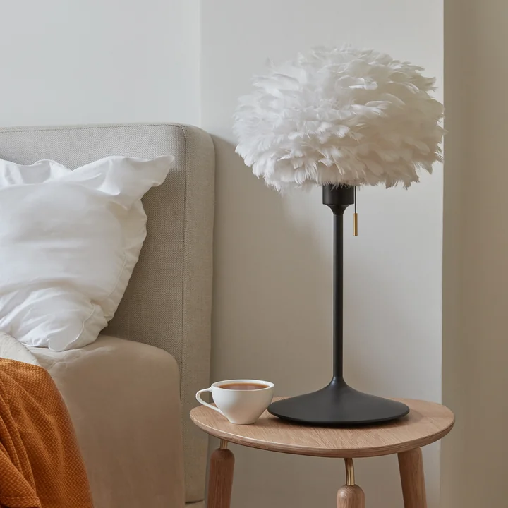 Champagne table lamp base H 42 cm from Umage in black