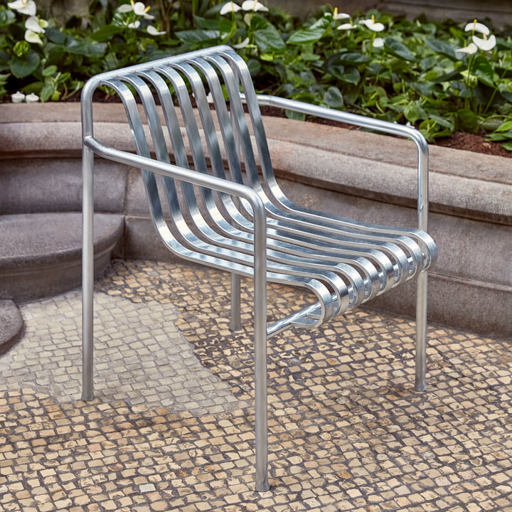 Palissade Dining Armchair by Hay hot galvanised