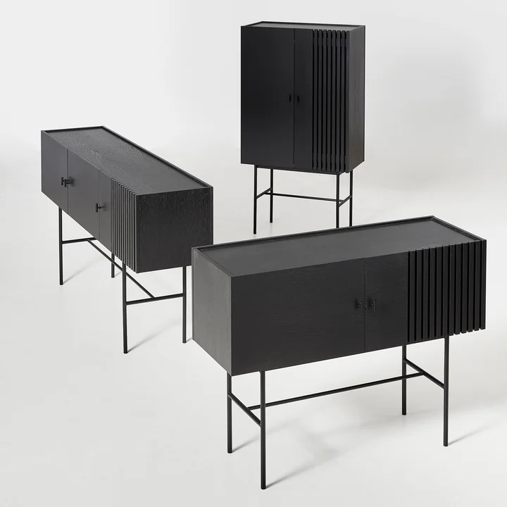 Array Sideboard and Array Highboard from Woud