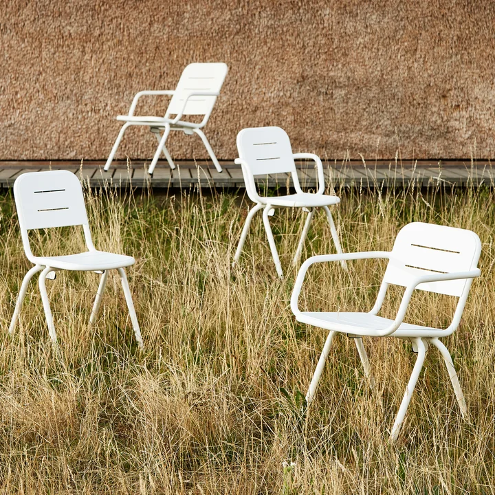 Ray Café chairs from Woud in white