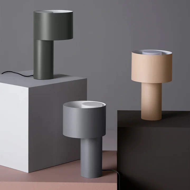 Tangent table lamps from Woud