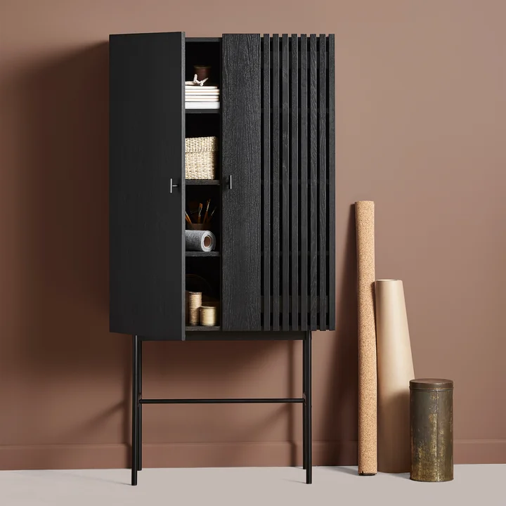Array Highboard 80 cm in black from Woud