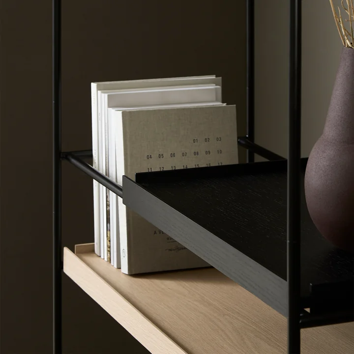 Tray Shelf from Woud with books