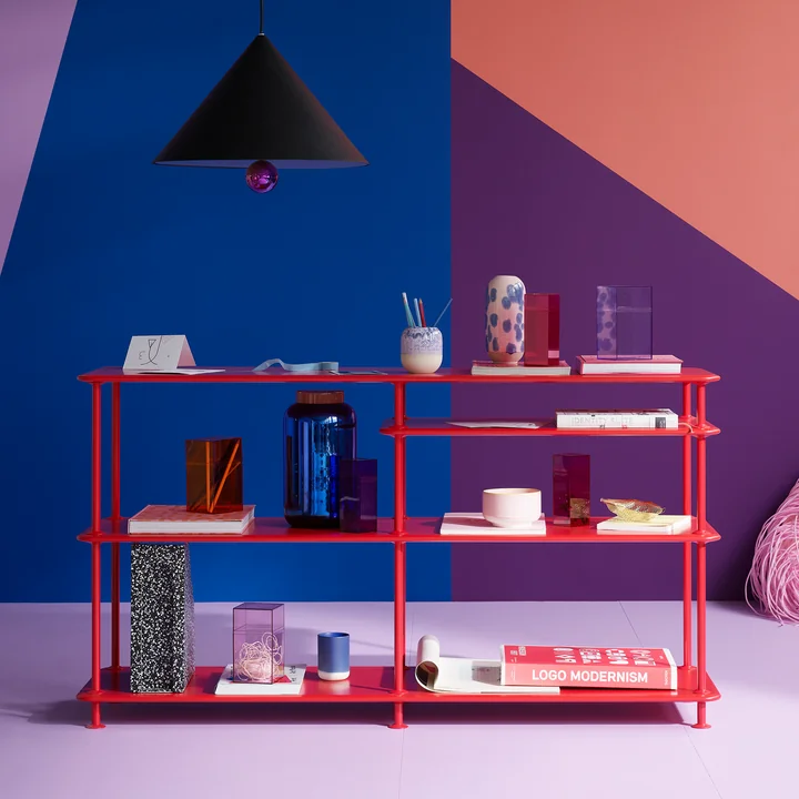 Free shelf system with clipboard 220100 from Montana in china red