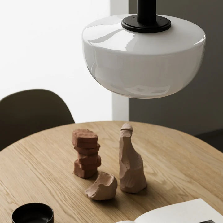 Bench pendant lamp from Audo above the table