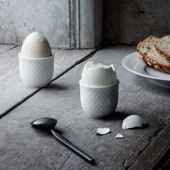 Rhombe Egg cup from Lyngby Porcelæn