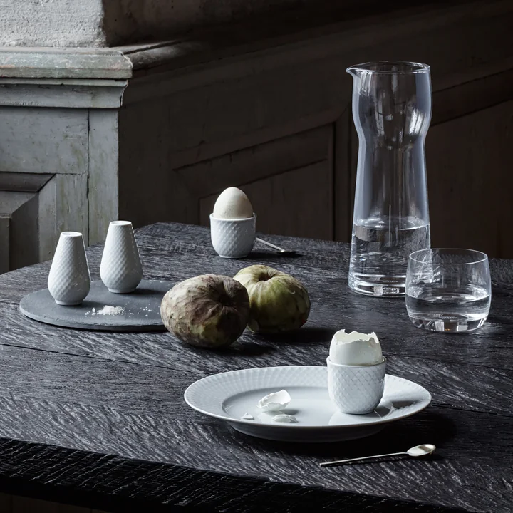 Rhombe Egg cup from Lyngby Porcelæn