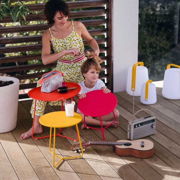Cocotte Side table/ stool with Balad lights