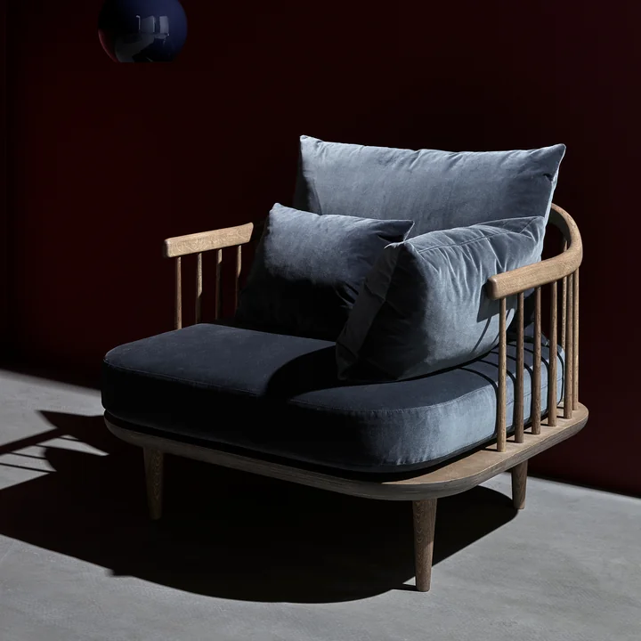 FLY armchair SC1 from & Tradition smoked in oak / Harald 2 (182)