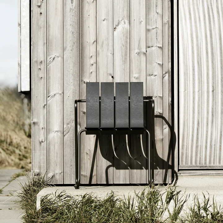 Ocean Chair from Mater in concrete gray