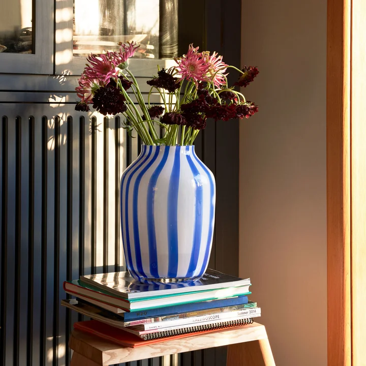 Juice Vase Ø 20 x H 28 cm from HAY in blue