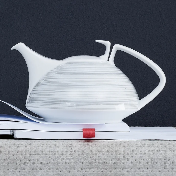 TAC teapot small by Rosenthal in stripes 2. 0