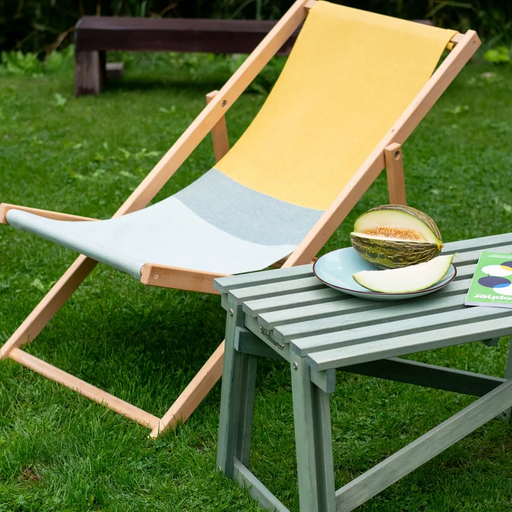 Beach Chair by Weltevree in the garden 