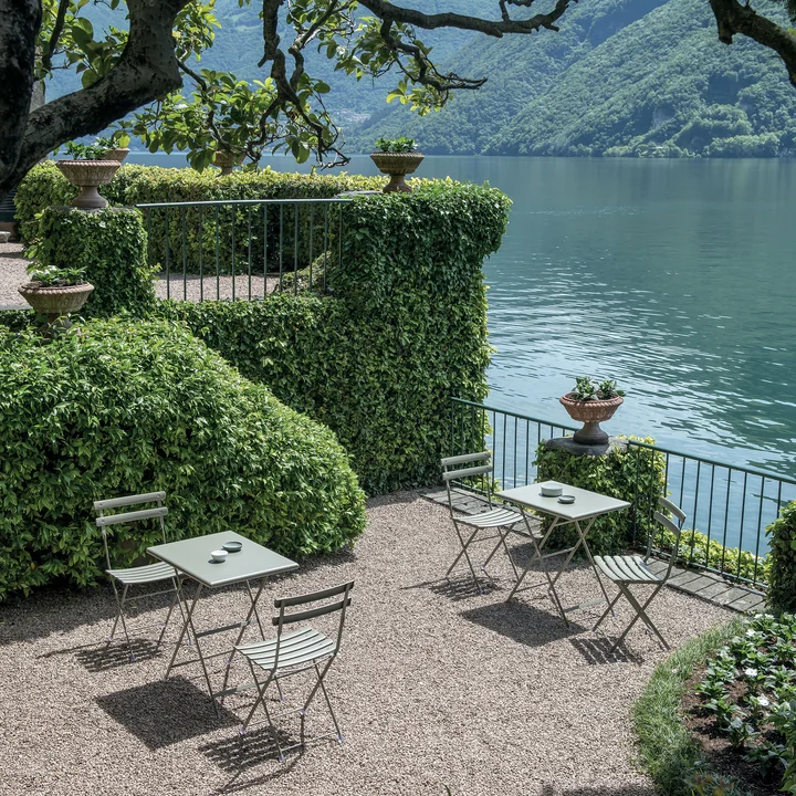 Arc en Ciel Folding table and folding chair from Emu am See