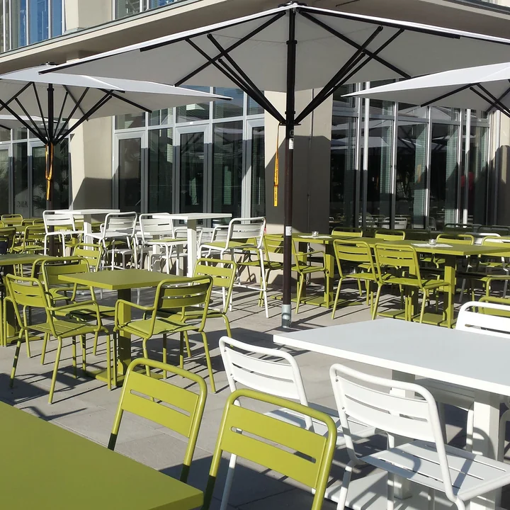 Star Chair and table from Emu in a café or bistro