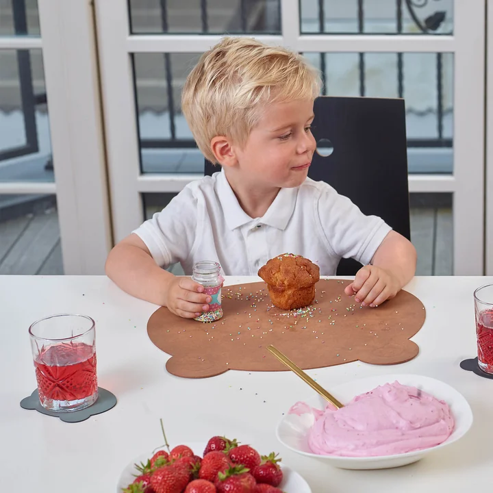 Children's table set Bear by Lind DNA in Nupo nature