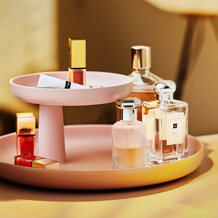 Rotary Tray from Vitra in zartrosé