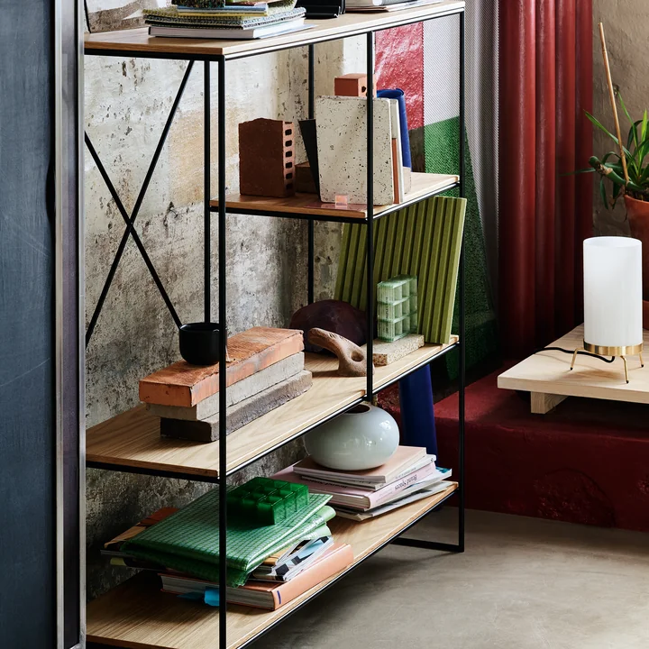 Planner Medium shelf from Fritz Hansen in oak / black