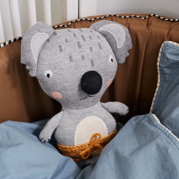 Knitted cuddly toy baby koala Anton from OYOY
