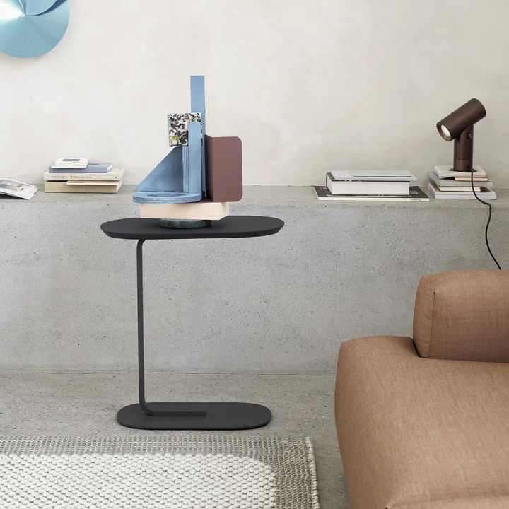 Relate Side table from Muuto next to the sofa