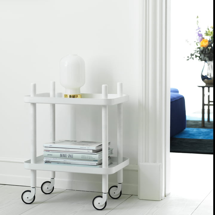 Block side car in white by Normann Copenhagen 