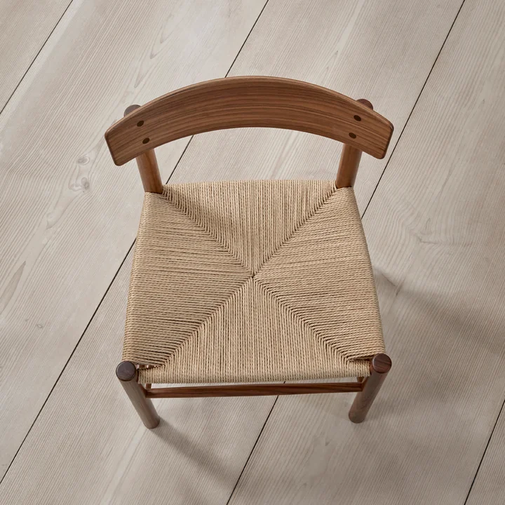 J39 Mogensen Chair in oak noisy / cord weave nature of Fredericia