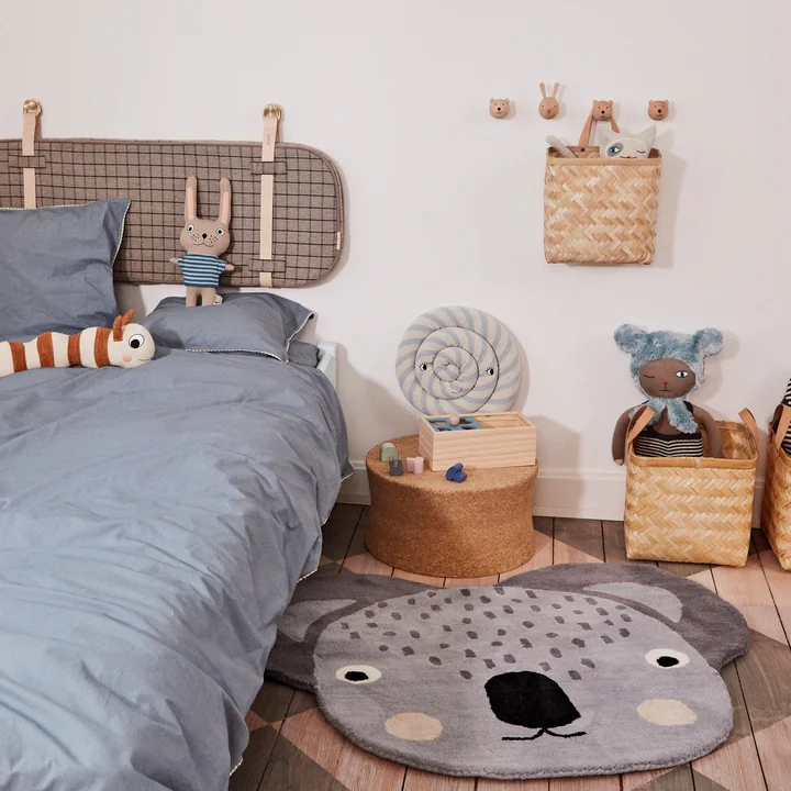 Kids rug 100 x 85 cm koala from OYOY