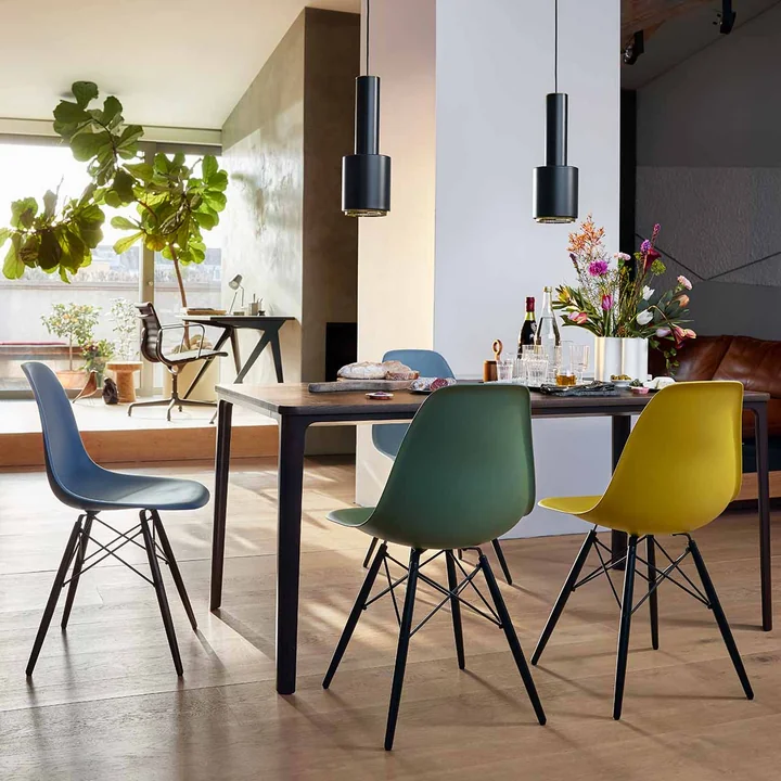 Eames Plastic Chairs in new colors