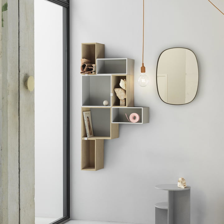 Muuto - Mini Stacked Shelving system 2. 0 - oak