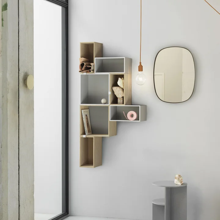 Muuto - Mini Stacked Shelving system 2. 0 - oak