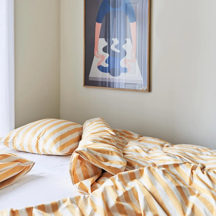 Été bed linen from HAY in warm yellow