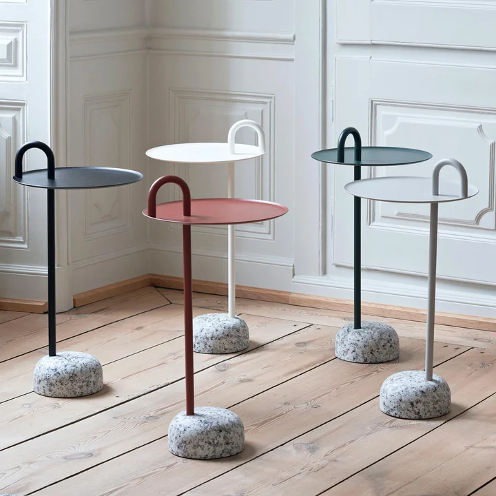 Bowler side table by HAY in different colors