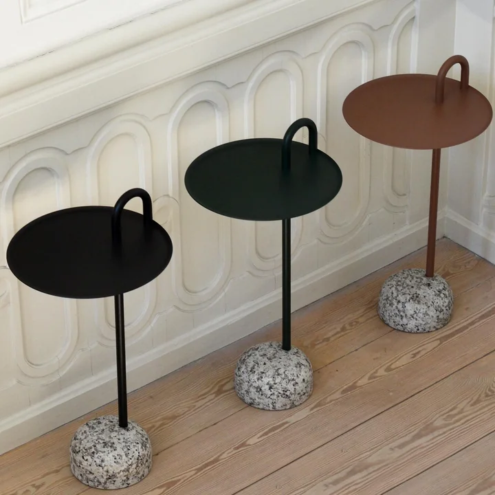 Bowler side table by HAY in different colors
