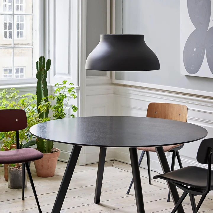 PC pendant light from HAY above the kitchen table