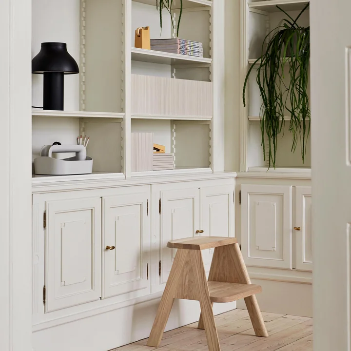 PC table lamp by HAY on the shelf