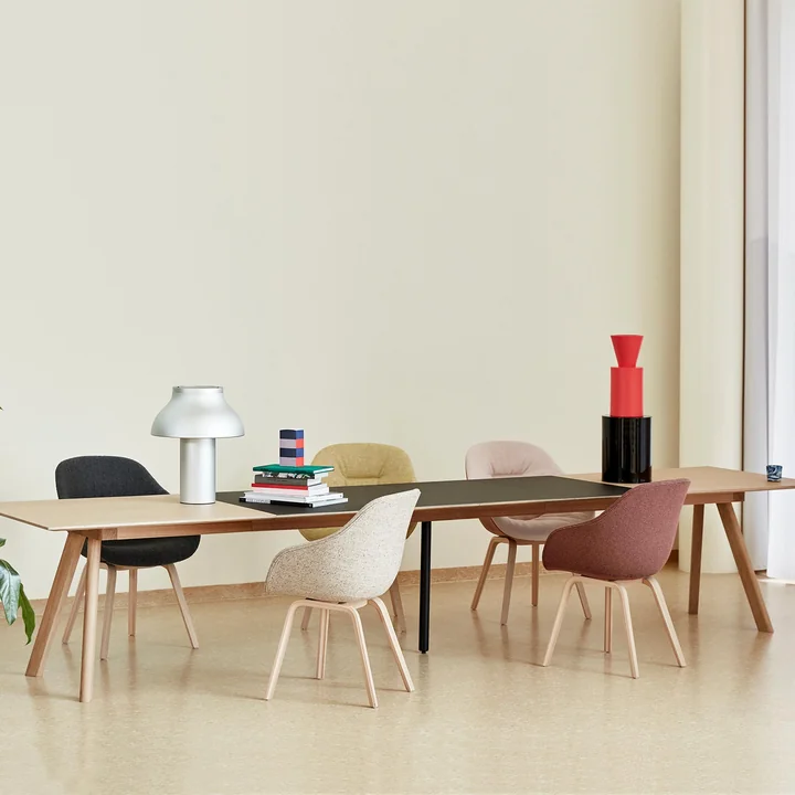 Copenhague CPH30 Dining table (extendable) by HAY with insert top