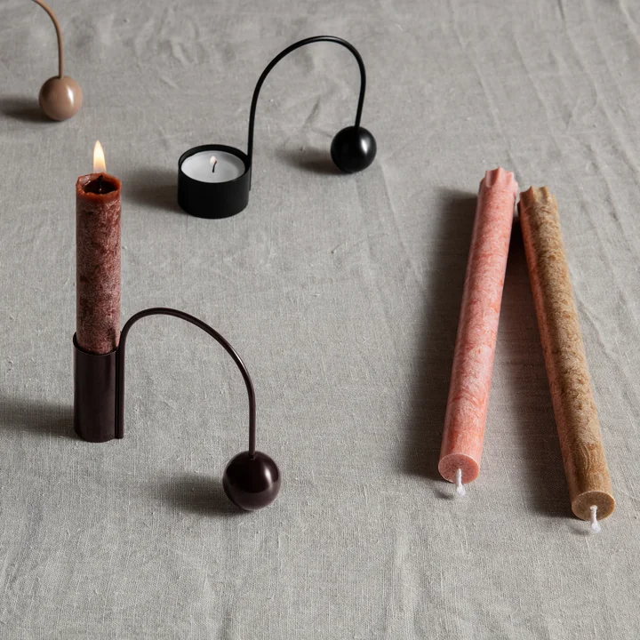 Uno candles and candlesticks Balance by Ferm Living