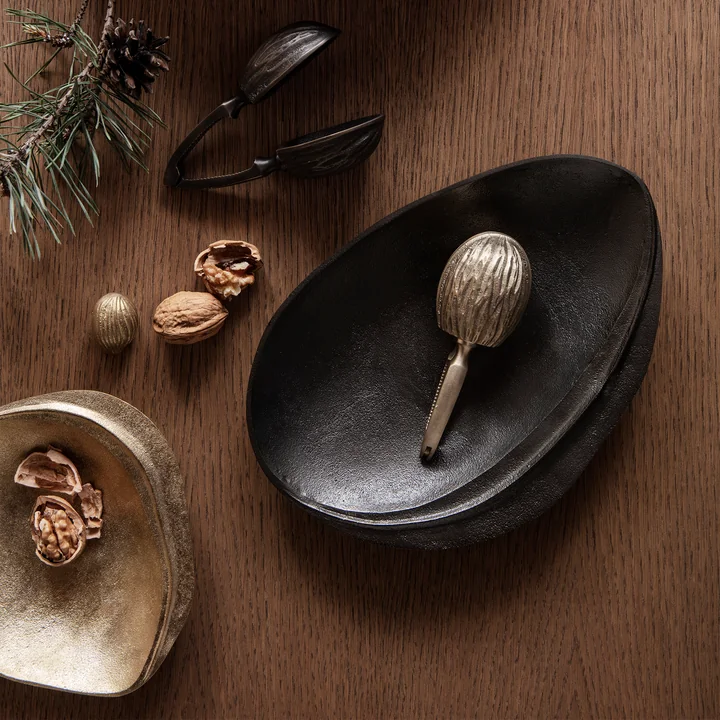 Forest decorative tray and Forest nutcracker by Ferm Living