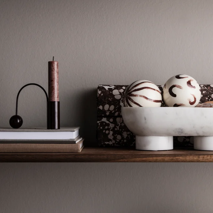 Candle holder Balance with Uno rod candles from Ferm Living