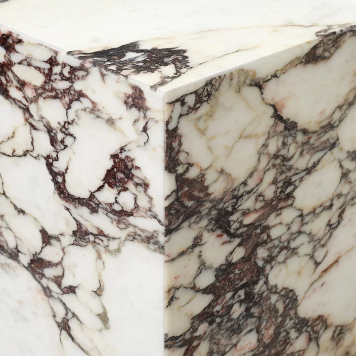 Plinth Coffee table in rose from Audo in detail