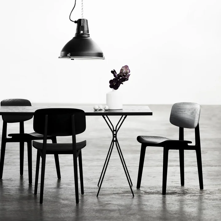 NY11 Dining Chair by Norr11 in black