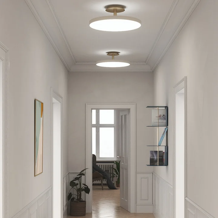 Asteria Up ceiling lamp Ø 60 x H 21 cm from Umage in pearl
