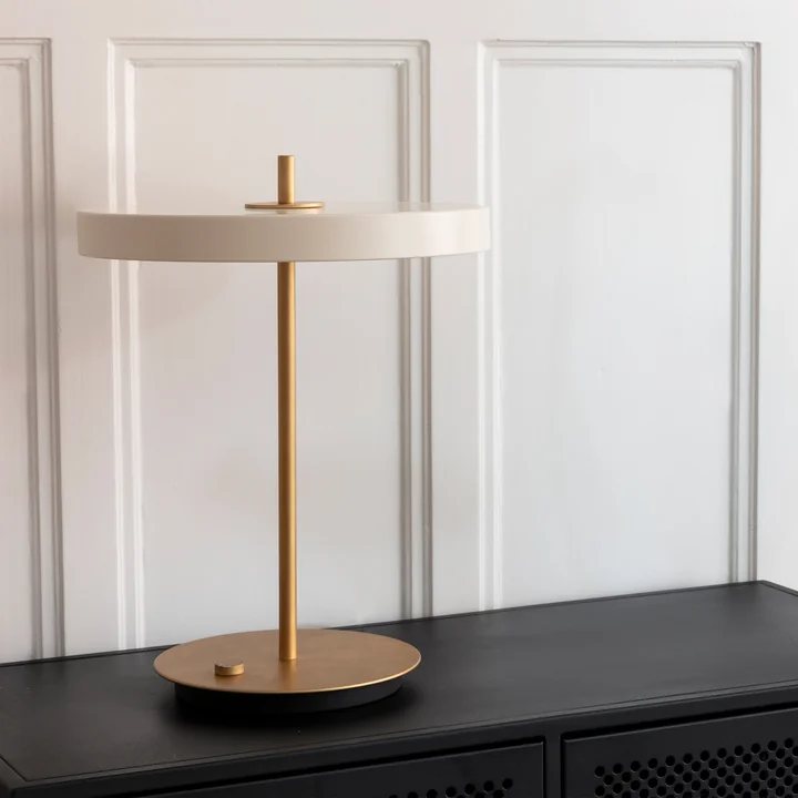 Asteria LED table lamp Ø 31 x H 41.5 cm from Umage in pearl