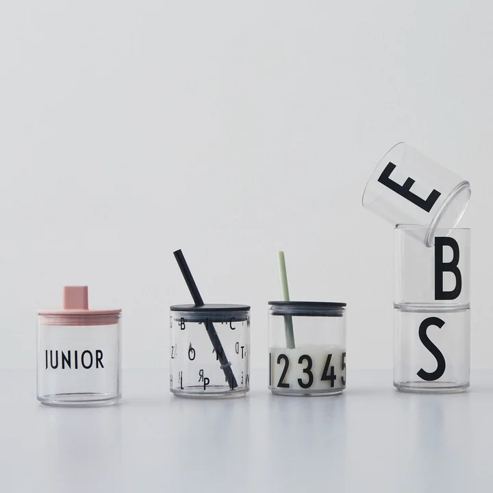 AJ Kids Personal drinking glass with accessories from Design Letters