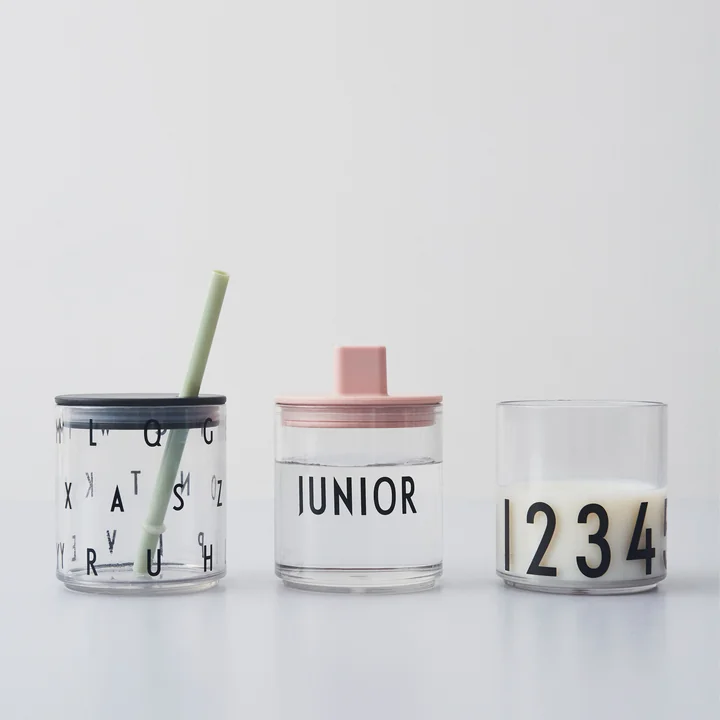 AJ Kids Personal drinking glass with accessories from Design Letters