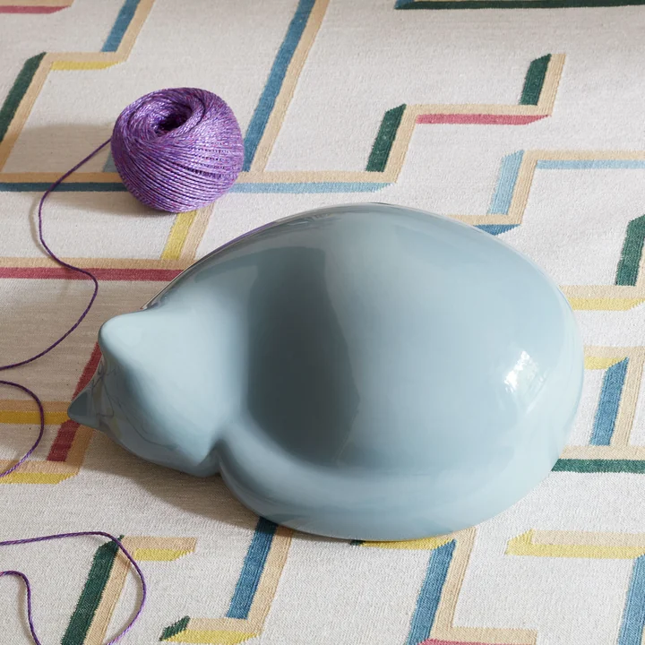 Resting Cat by Vitra in light blue