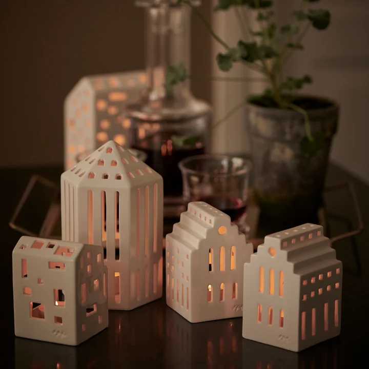 Urbania Tealight houses from Kähler Design