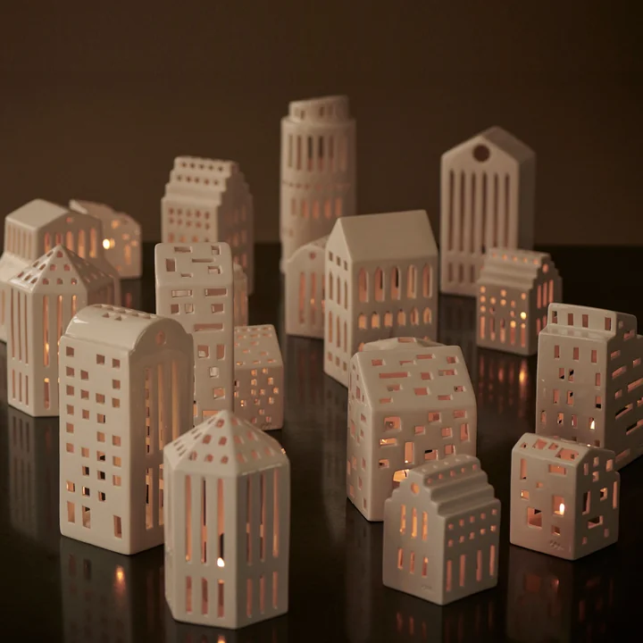 Urbania Tealight houses from Kähler Design
