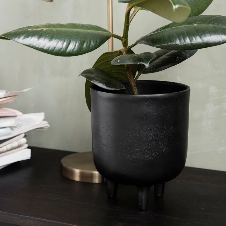 Jang flower pot by House Doctor on the sideboard