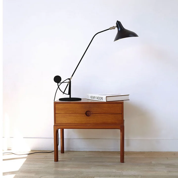 Mantis BS3 table lamp, black from DCW